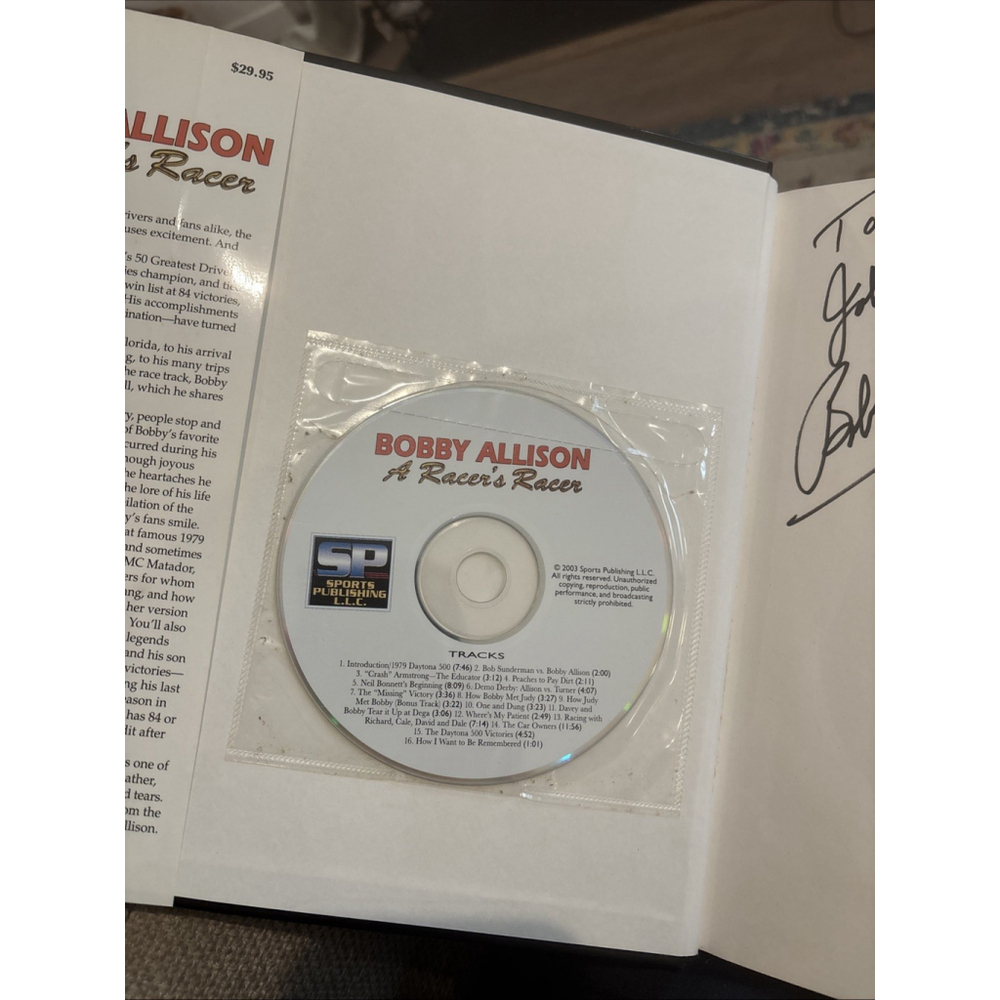 Bobby Allison : A Racer's Racer SIGNED by Bobby Allison - Picture 3 of 4